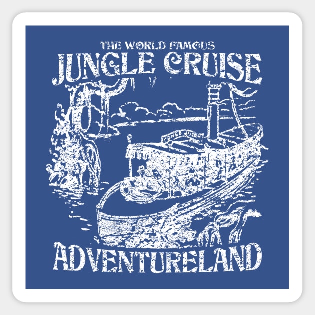 World Famous Jungle Cruise - White Variant Sticker by Mouse Magic with John and Joie